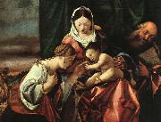 Lorenzo Lotto The Mystic Marriage of St. Catherine Sweden oil painting artist